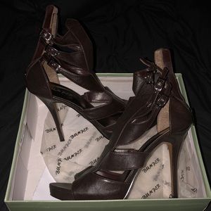 Dark Brown Sexy Heels By Bumper